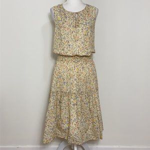 Lauren Ralph Lauren Floral Peasant Midi Dress 8